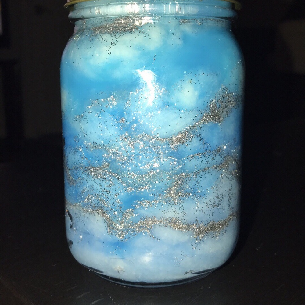 Blue galaxy jar ❤️😍
